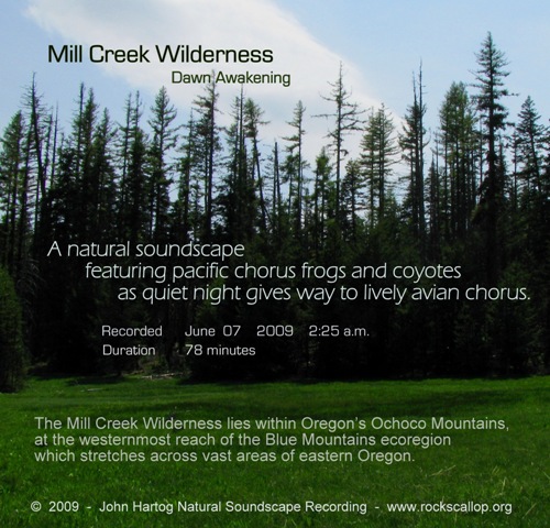 Mill Creek Wilderness MP3 cover art
