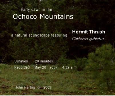 Ochoco Mountains cover art
