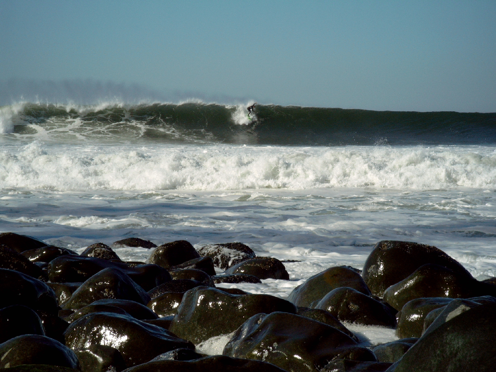 surf and rocks